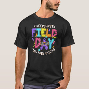 Kindergarten Field Day Fun Day 2023 Kids Boys Girl T-Shirt