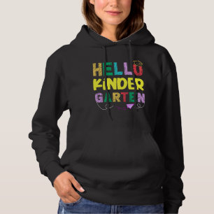 Kindergarten First Day Back To School Kids Student Hoodie