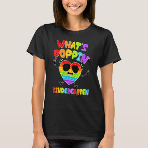 Kindergarten First Day Of School Pop It Push It Fi T-Shirt