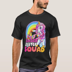 Kindergarten Flossing Unicorn Teacher Team Kinder T-Shirt