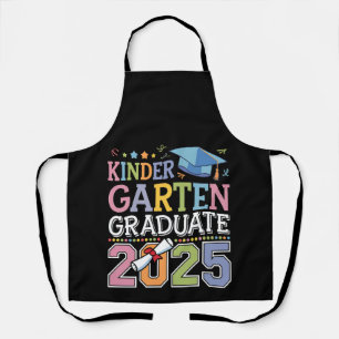 Kindergarten Graduate 2025 Graduation School Apron