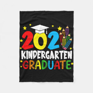 Kindergarten graduate 2026 grad funny school fleece blanket