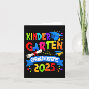 Kindergarten Graduate Cl Of 2025 Graduation Boy Gi Card