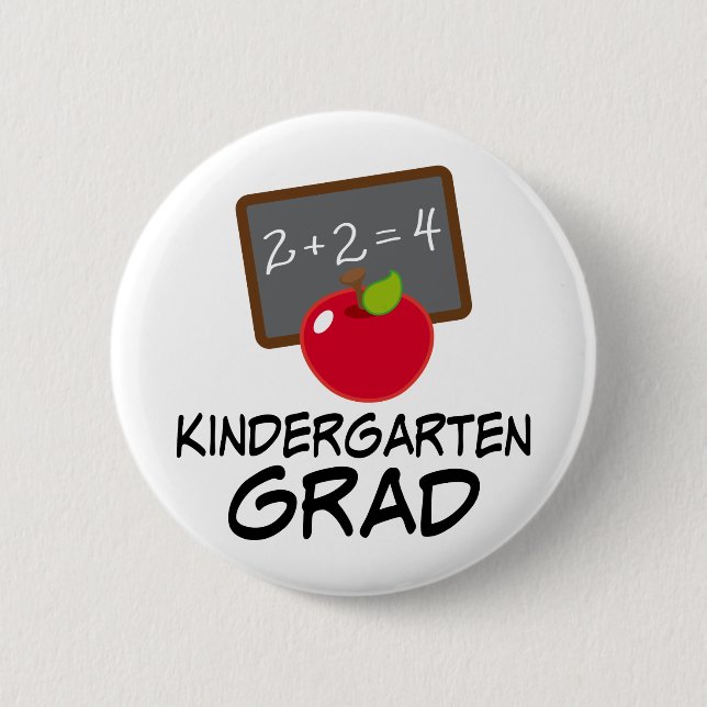 Kindergarten Graduate Gift 6 Cm Round Badge (Front)