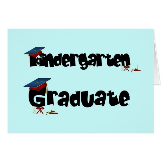 Kindergarten Graduate Tshirts and Gifts Card