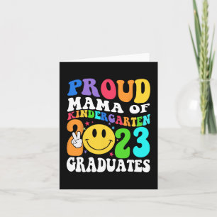 Kindergarten Graduation 2023 Groovy Graduate Shirt Card