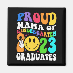 Kindergarten Graduation 2023 Groovy Graduate Shirt Magnet