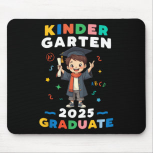 Kindergarten Graduation 2025 Boys Kids Graduate Te Mouse Pad
