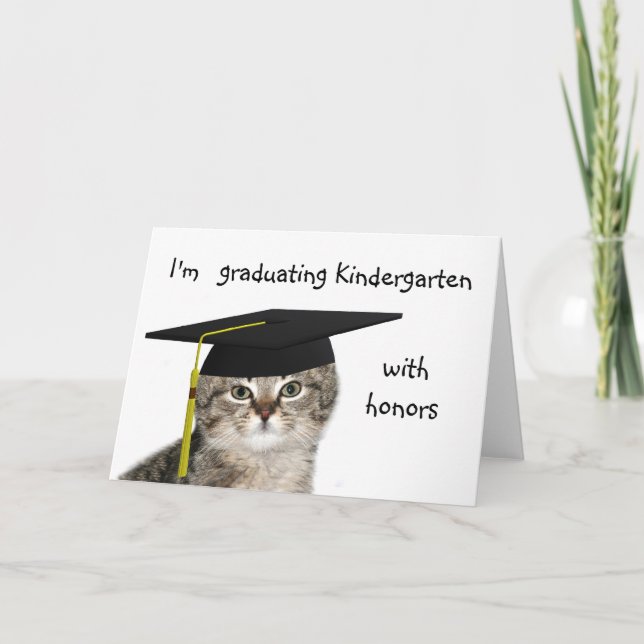 Kindergarten graduation card (Front)