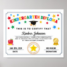 Kindergarten Graduation Certificate