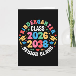 Kindergarten Graduation Cl Of 2026 Senior 2038 Cl  Card