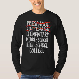 Kindergarten Graduation Elementary Back To School T-Shirt