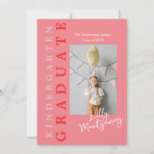 Kindergarten Graduation Invitation Card 5 Photos