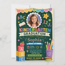 Kindergarten Graduation Invitation | Class of 2026