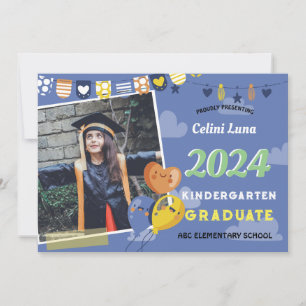 Kindergarten Graduation Invitation with Photo