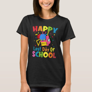 Kindergarten Graduation Kids Summer Happy Last Day T-Shirt