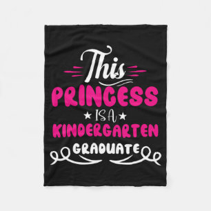 Kindergarten Graduation Last Day Of School Girls  Fleece Blanket