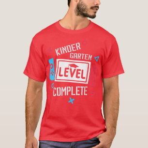 Kindergarten Graduation Level Complete Video Games T-Shirt