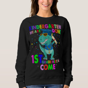 Kindergarten Graduation Magical Dinosaur For Kids  Sweatshirt