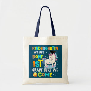 Kindergarten Graduation Magical Unicorn Boys Girl Tote Bag