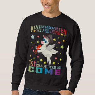 Kindergarten Graduation Magical Unicorn For Girls Sweatshirt