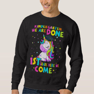 Kindergarten Graduation Magical Unicorn For Girls Sweatshirt