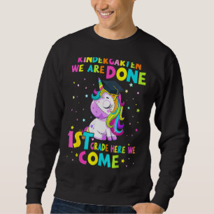 Kindergarten Graduation Magical Unicorn For Girls Sweatshirt
