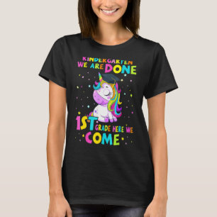 Kindergarten Graduation Magical Unicorn For Girls  T-Shirt