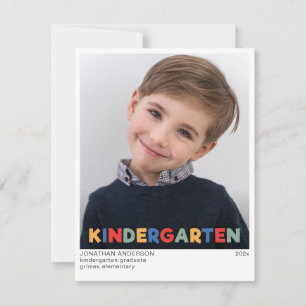 Kindergarten Graduation Party Invitation