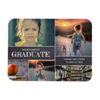 Kindergarten Graduation Photo Collage Announcement