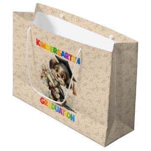 Kindergarten Graduation Wrapping Paper Large Gift Bag
