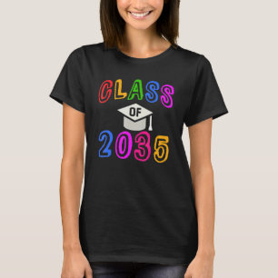 Kindergarten Graduation Year Class Of 2035 Grow Up T-Shirt