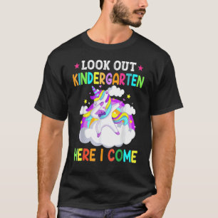 Kindergarten Here I Come First Day Of Kindergarten T-Shirt
