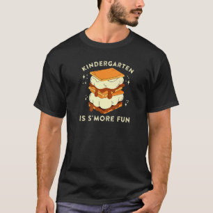 Kindergarten Is S'more Fun Camping Campfire Kids T T-Shirt