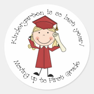 Kindergarten Is So Last Year Sticker (Girl)