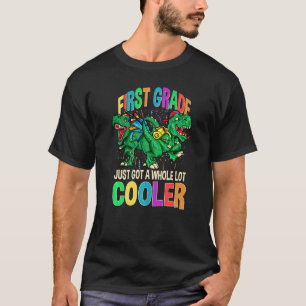 Kindergarten Just Got A Lot Cooler Dinosaur Back T T-Shirt