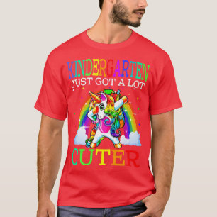 Kindergarten Just Got A Lot Cuter Unicorn Back To T-Shirt