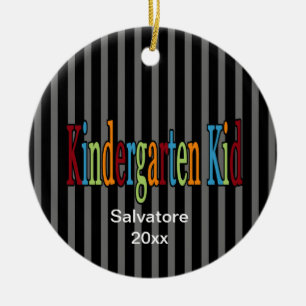 Kindergarten Kid Christmas Ornament