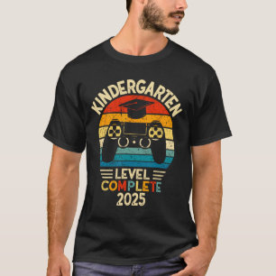 Kindergarten Level Complete 2025 Kindergarten Grad T-Shirt
