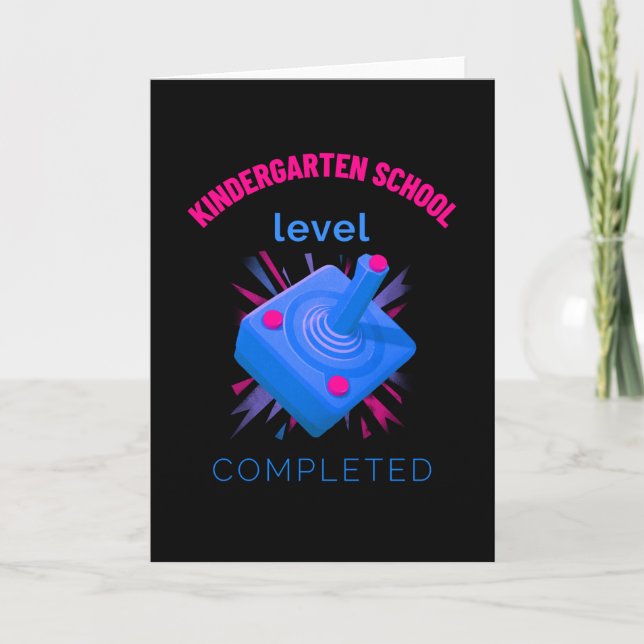 kindergarten level complete card (Front)