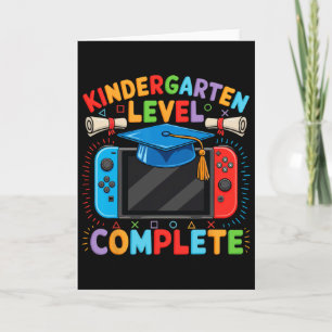 Kindergarten Level Complete Cl Of 2025 Graduation Card