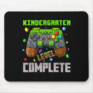 Kindergarten Level Complete First Day Of Kindergar Mouse Pad