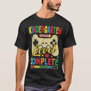 Kindergarten Level Complete Gamer Cl Of 2025 Gradu T-Shirt