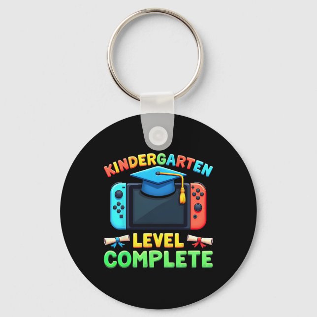 Kindergarten Level Complete Graduation Cl 2025 Boy Key Ring (Front)