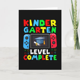 Kindergarten Level Complete Graduation Cl 2025 Gam Card