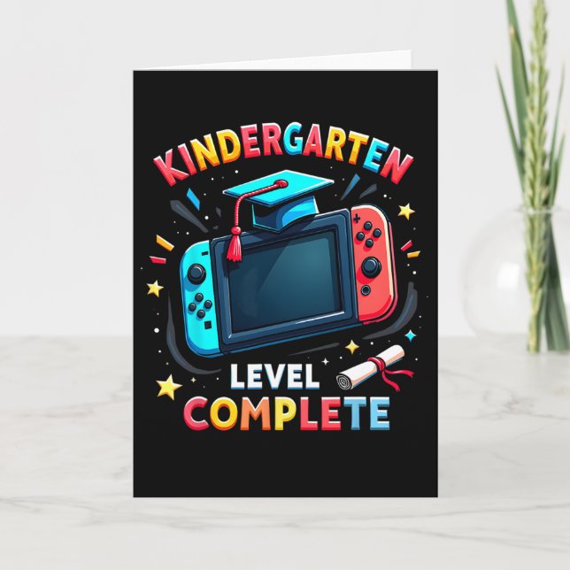 Kindergarten Level Complete Graduation Cl 2026 Gam Card (Front)