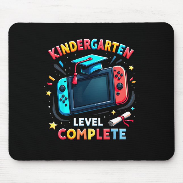 Kindergarten Level Complete Graduation Cl 2026 Gam Mouse Pad (Front)