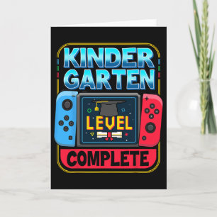 Kindergarten Level Complete Graduation Cl Of 2025 Card