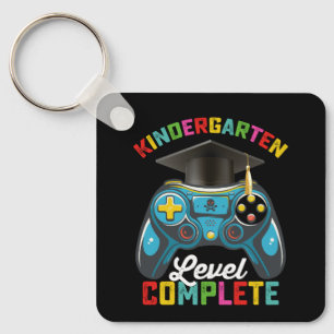 Kindergarten Level Complete Graduation Gaming Key Ring