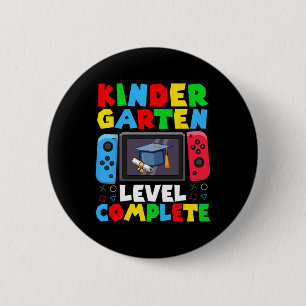 Kindergarten Level Complete Last Day Of School Gra 6 Cm Round Badge